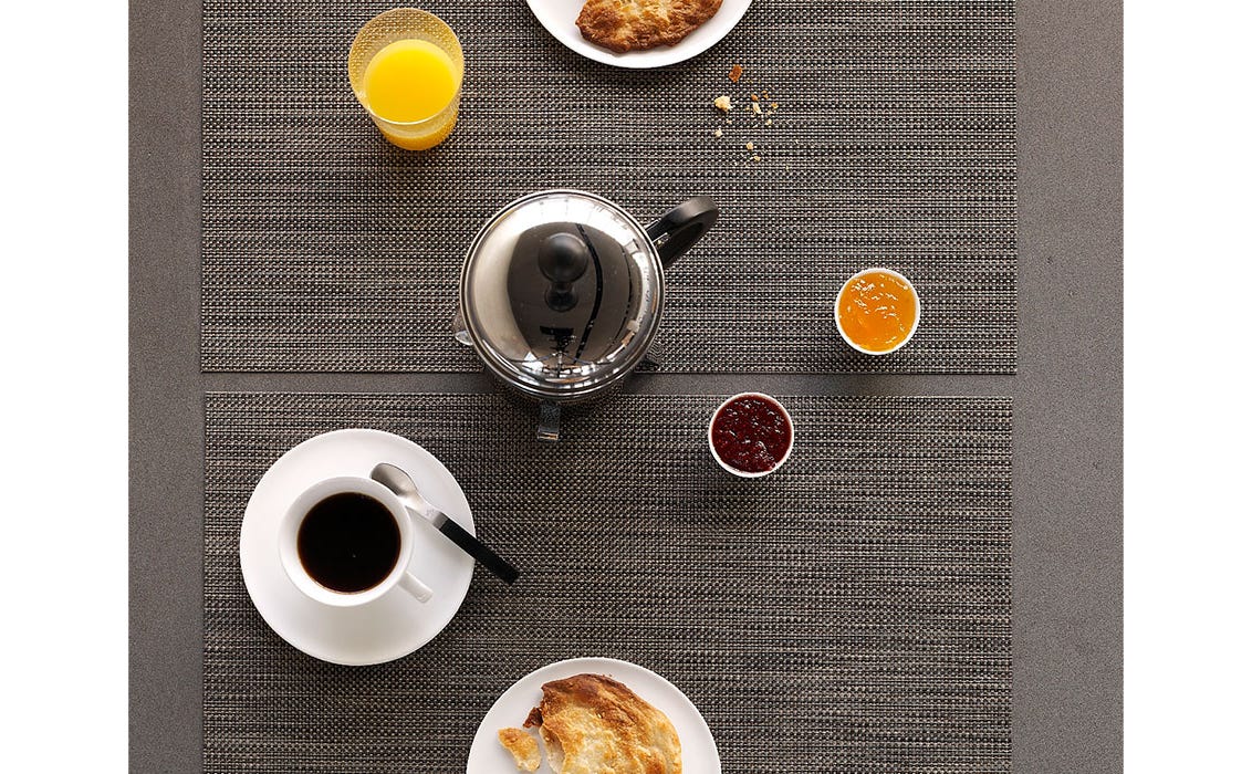 פלייסמט Mini basketweave Black