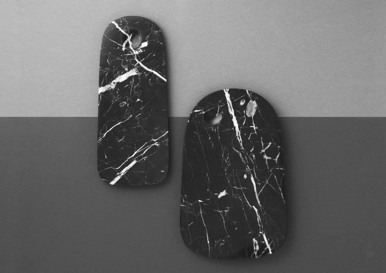 כלי הגשה לגבינות Pebble Board Large Marble Stone