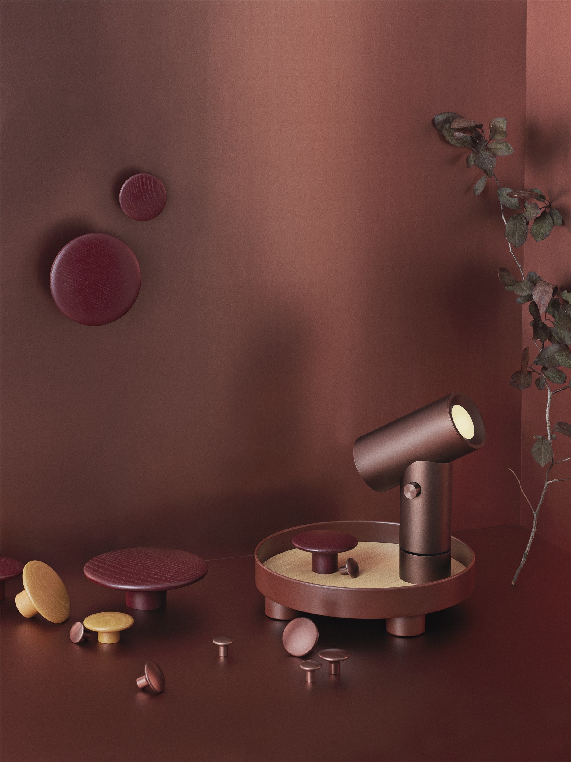 מגש Platform Tray Dark Red