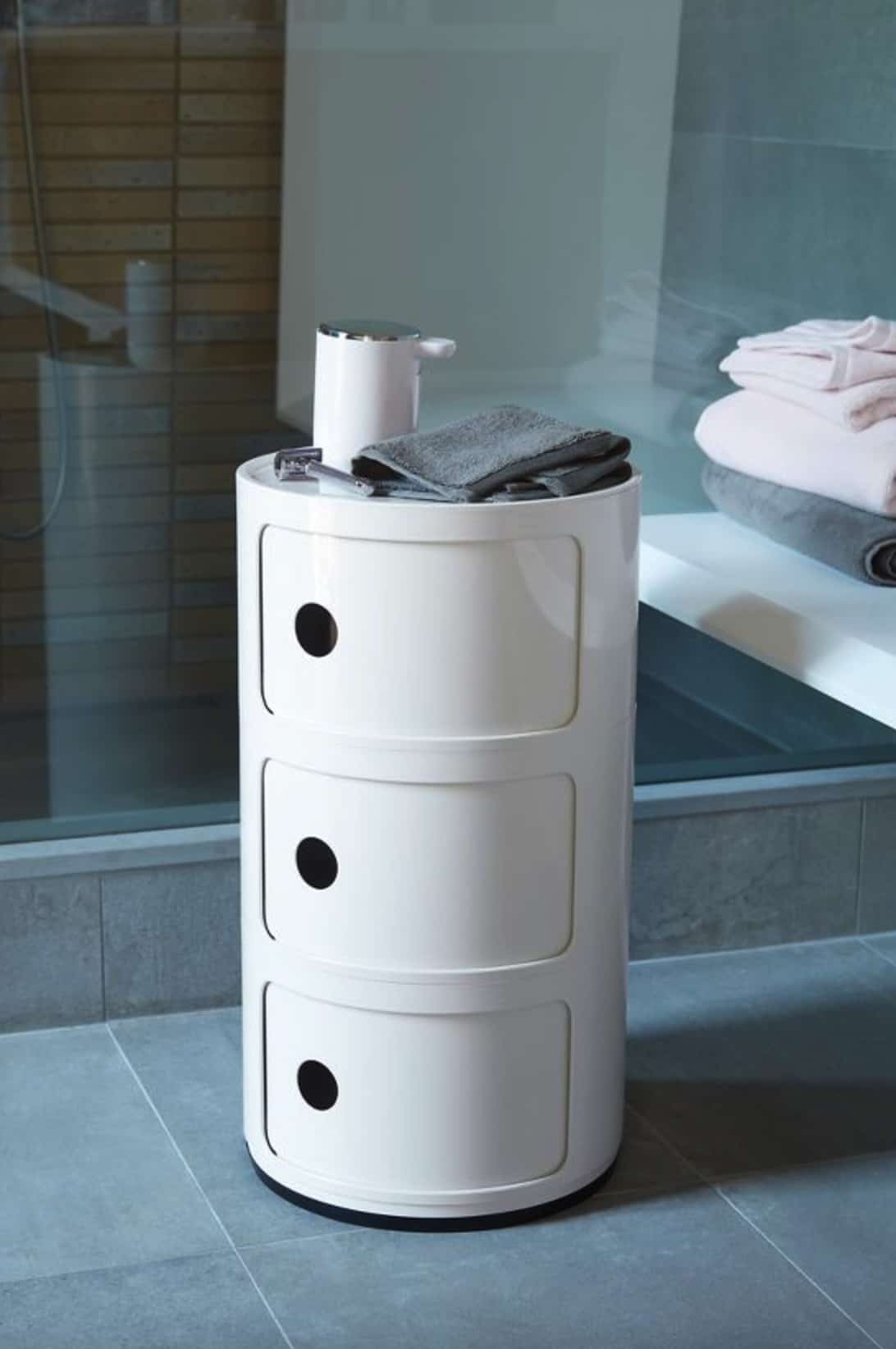 יחידת אחסון Componibili Classic 3 Modules Glossy White