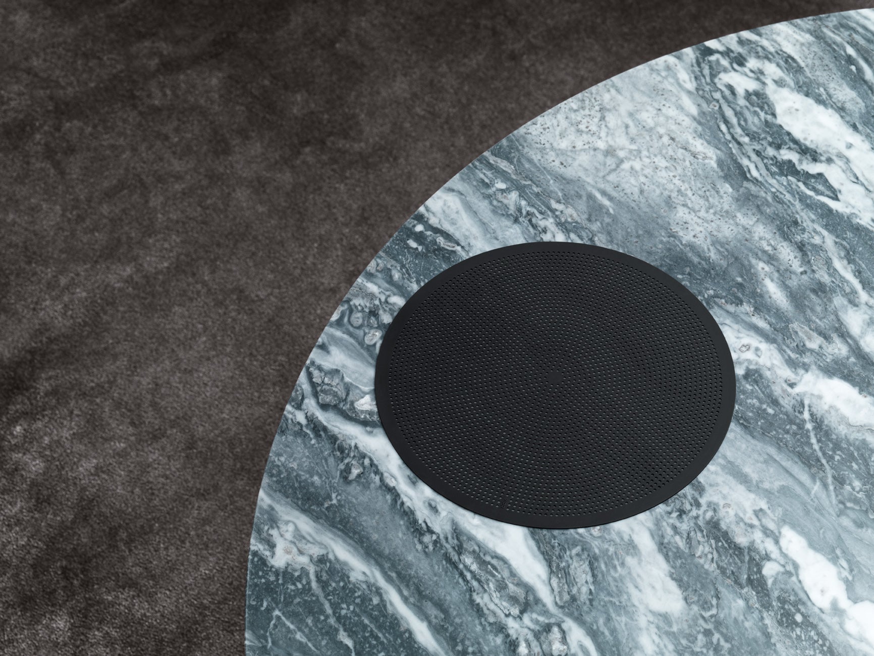 פלייסמט Placemat Round Black
