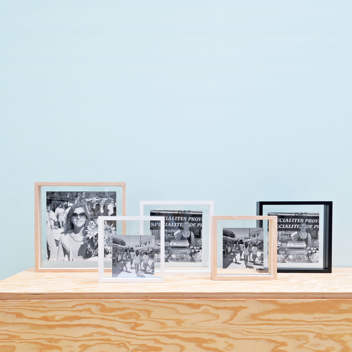 מסגרת תמונה Square Floating Box 20×20 Coffee Bean