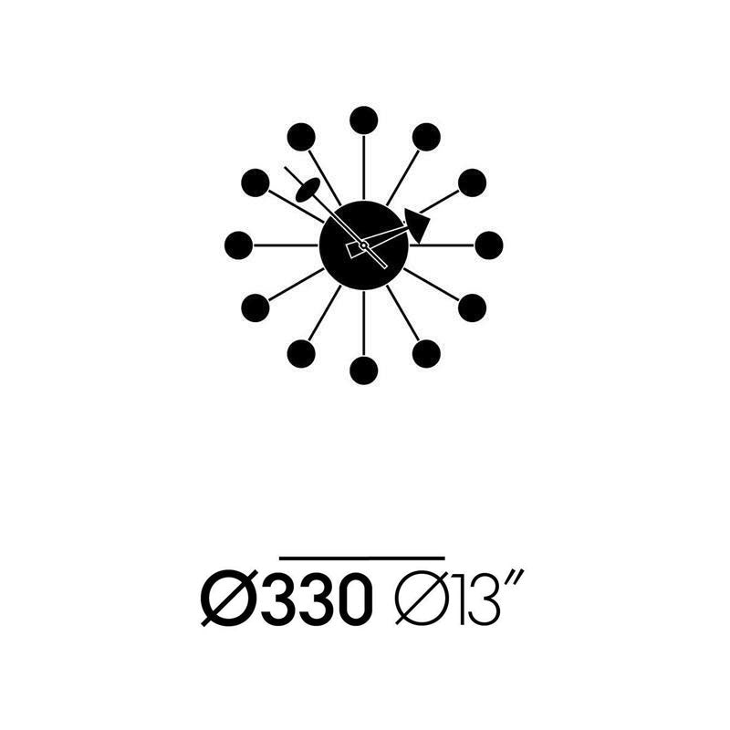 שעון Ball Clock Natural Beech