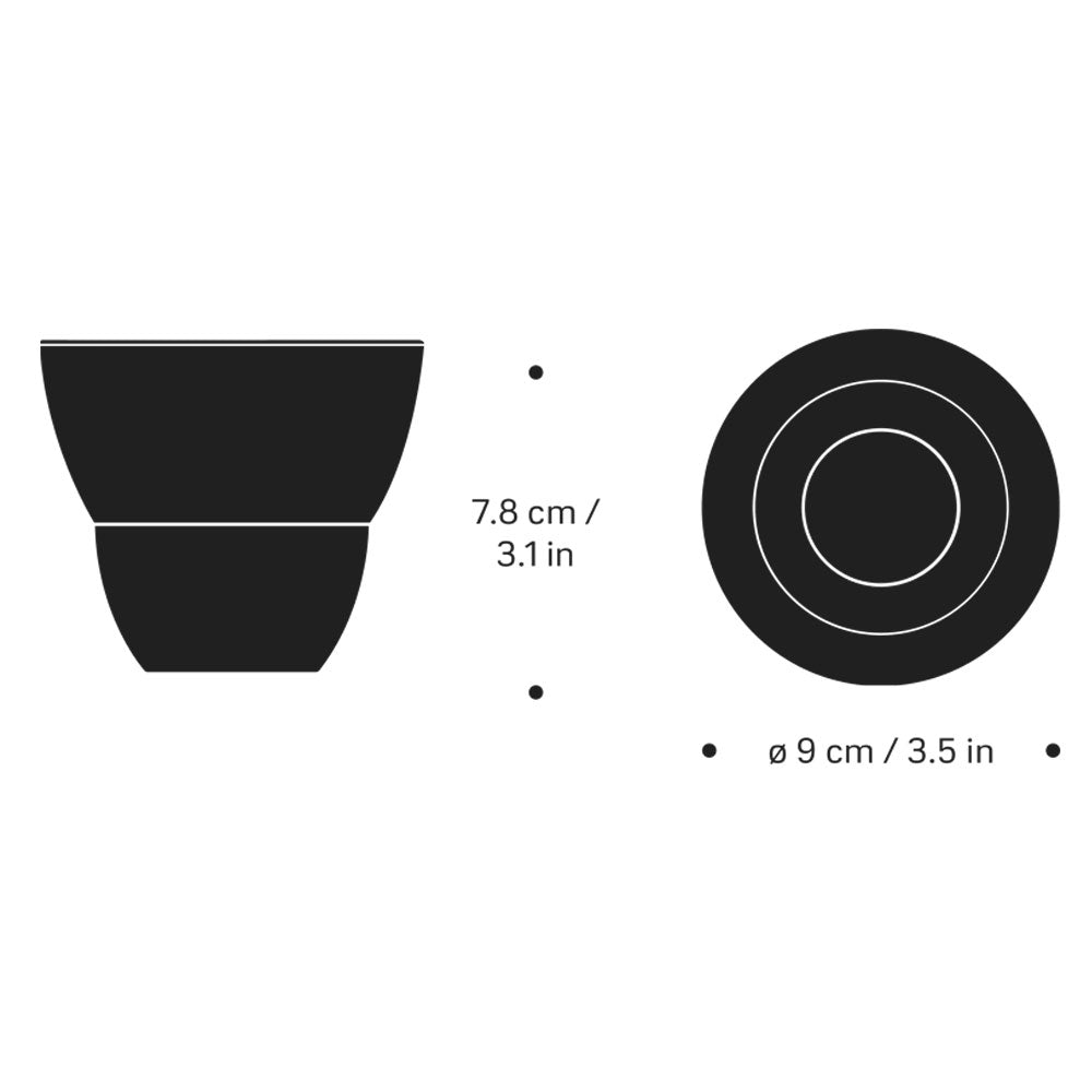 סט 2 ספלי קפה Coffee Cup Grey