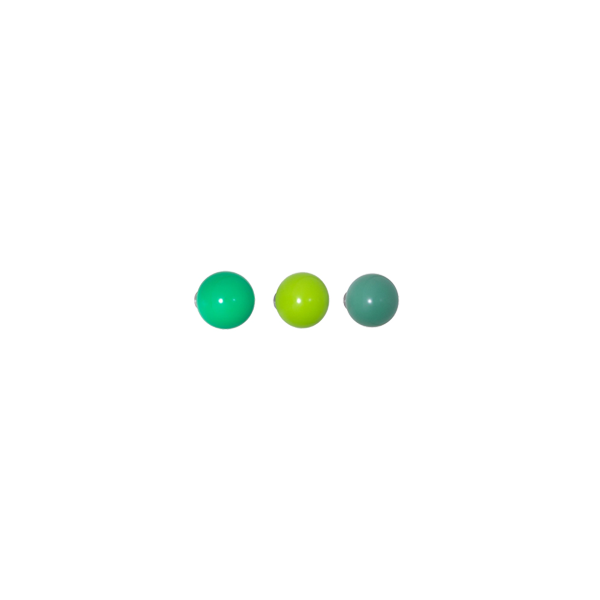 סט 3 מתלים Coat Dots Green