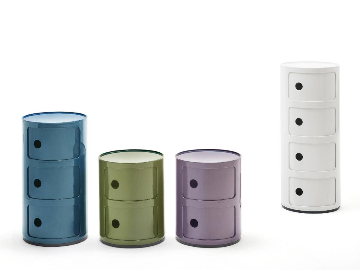 יחידת אחסון Componibili Classic 2 Modules Glossy Green