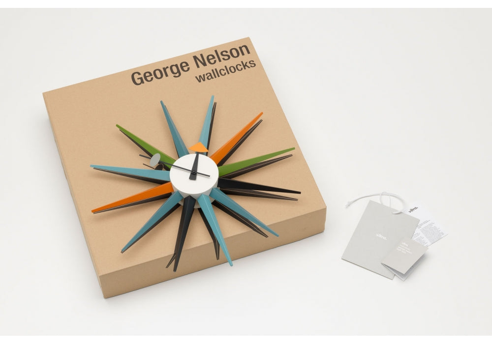 שעון Sunburst Clock Multicolor