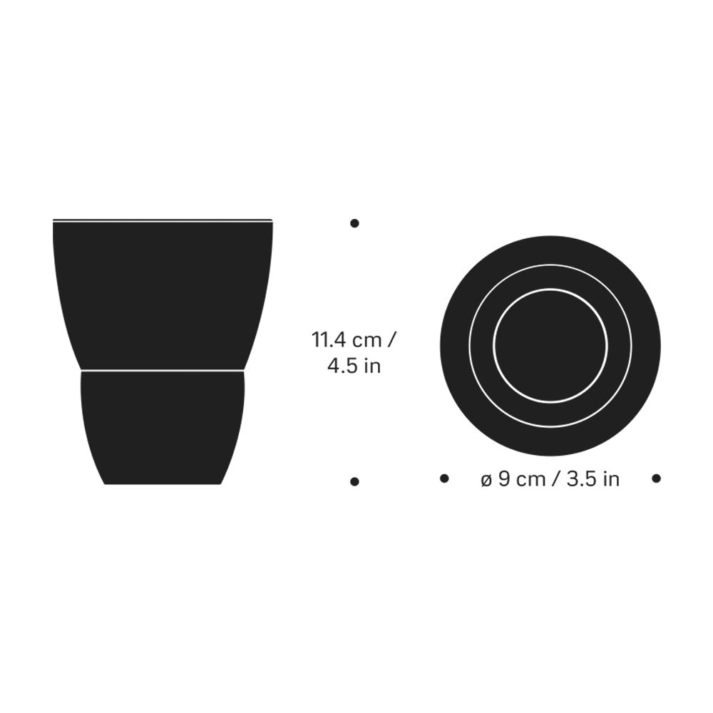 סט 2 ספלי תה Tea Cup Grey