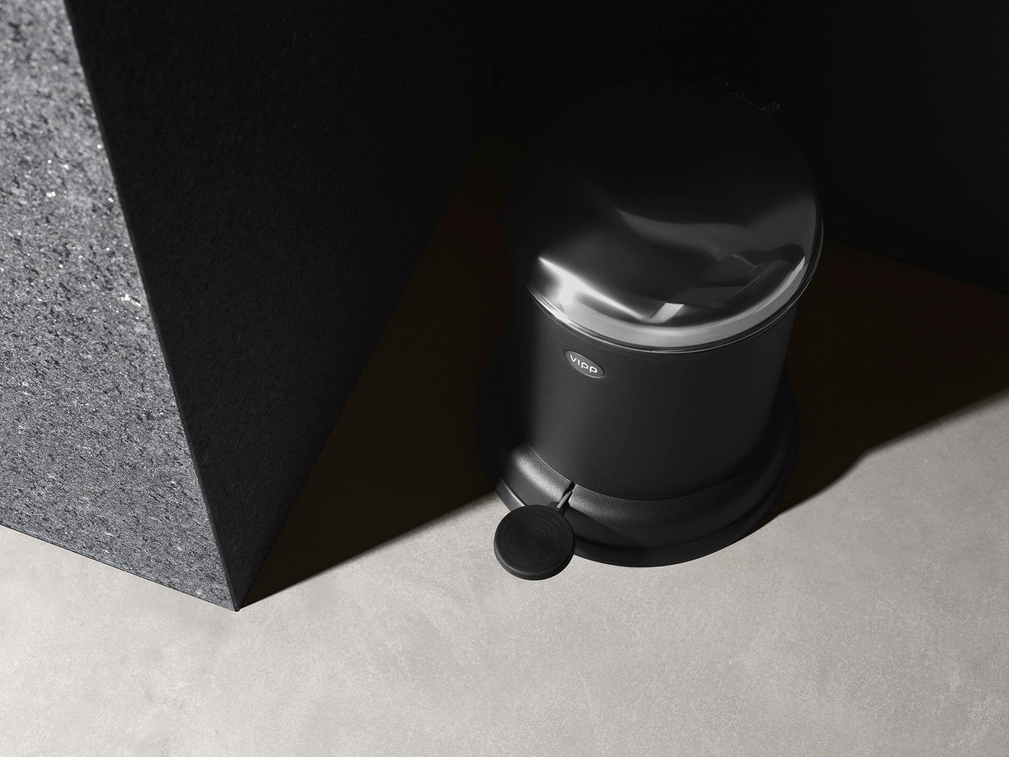 פח Pedal bin 4 L / 1 gal Black