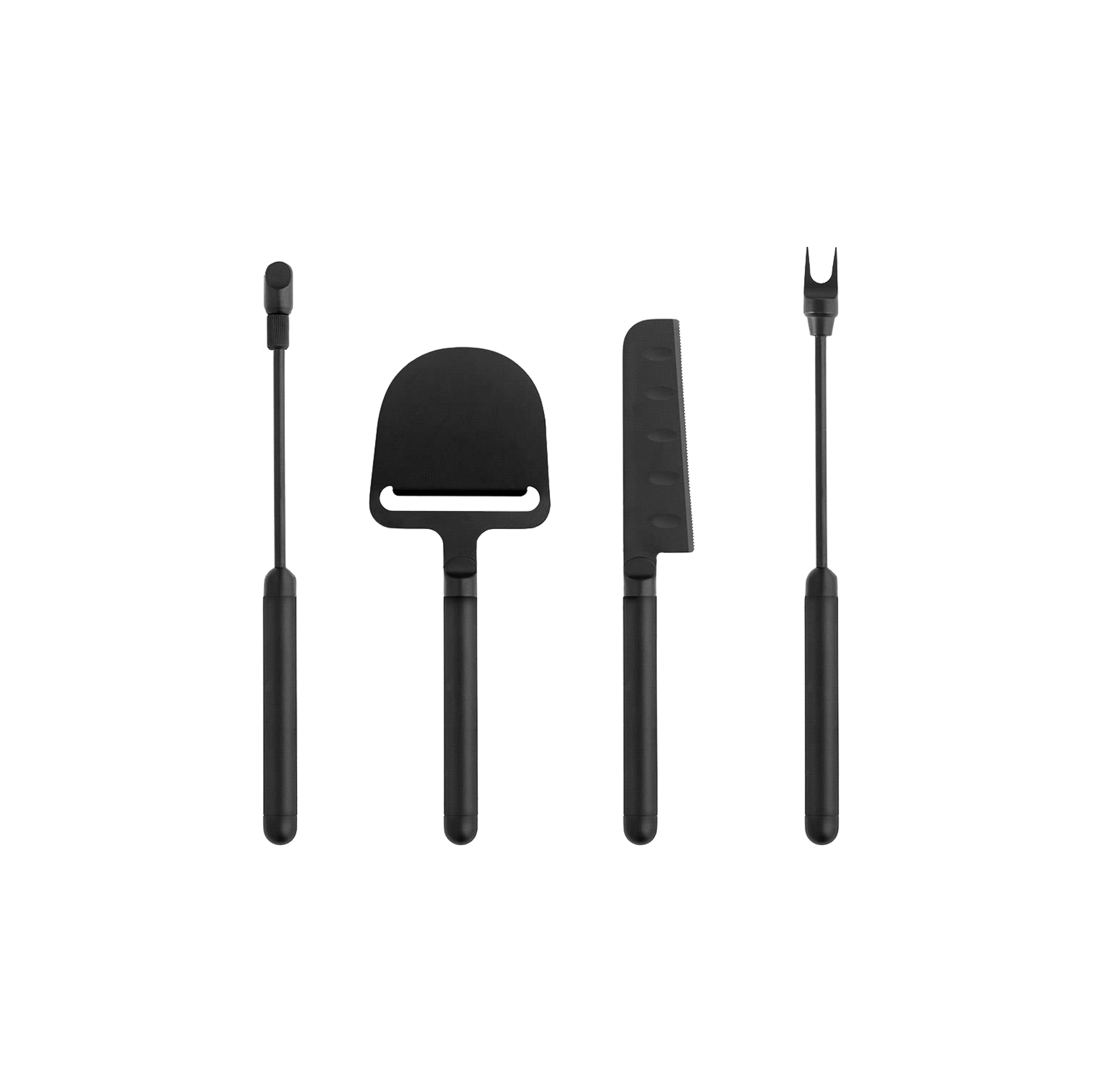 סט לגבינה Pebble Black
