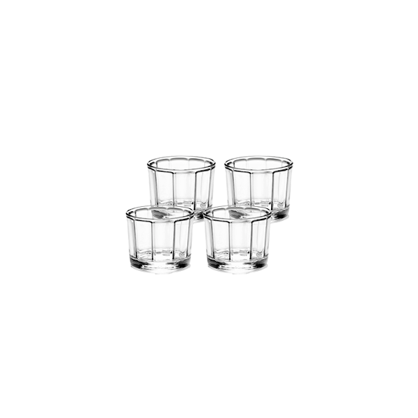 סט 4 כוסות Tumbler Transparent (Small)