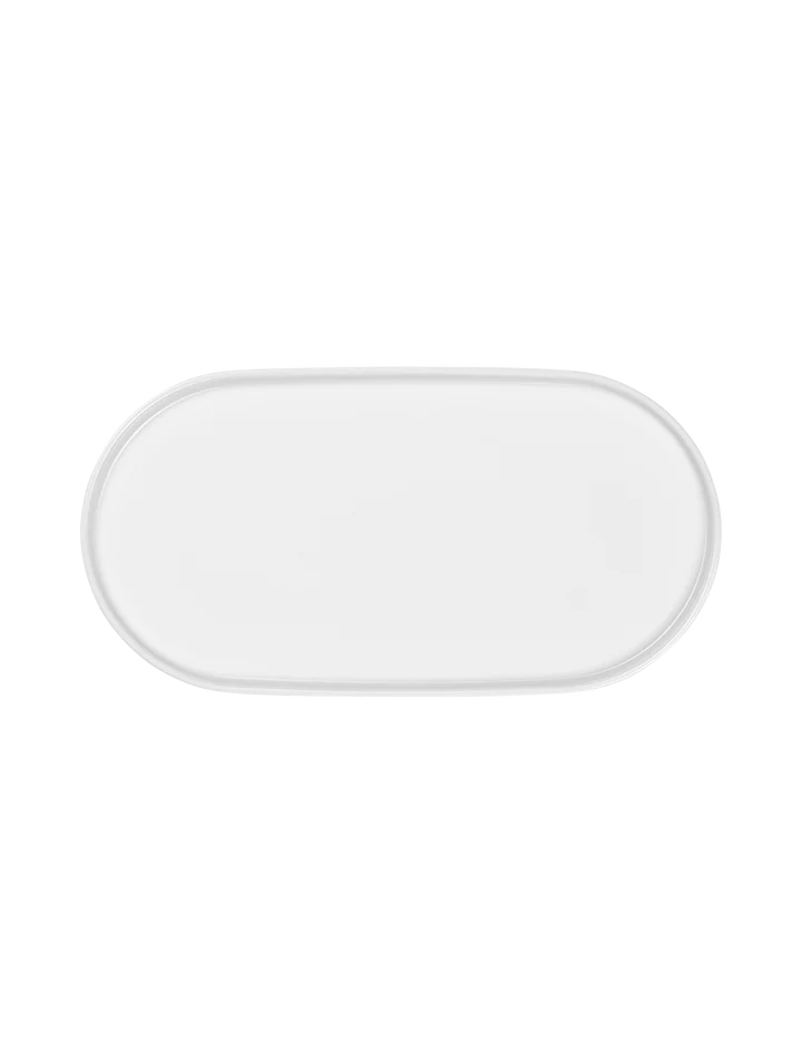 צלחת אובלית Opal Oval Plate White