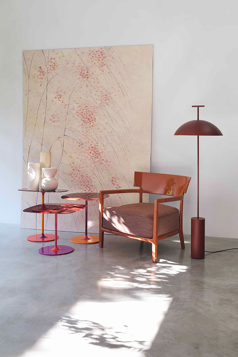 שולחן צד Thierry Side Table Burgundy S