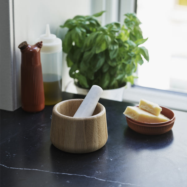 מכתש עלי Craft Mortar & Pestle White