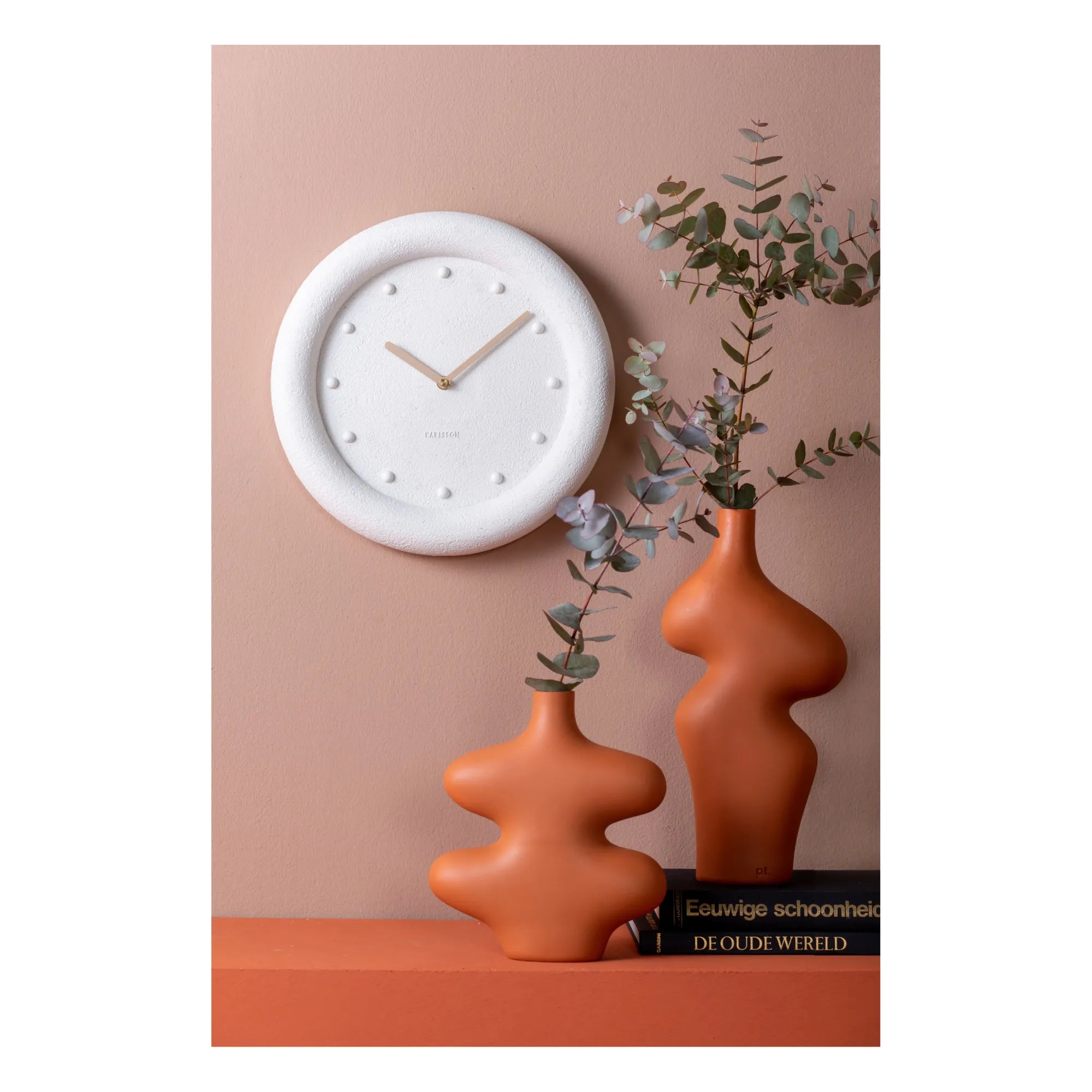 Vase Organic Curves Burnt Orange אגרטל (Small)