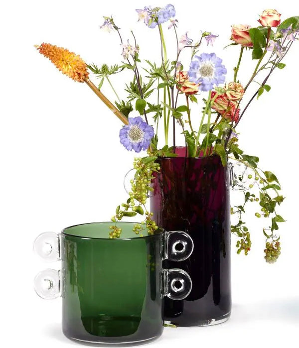 אגרטל Wind & Fire Vase Dark Green