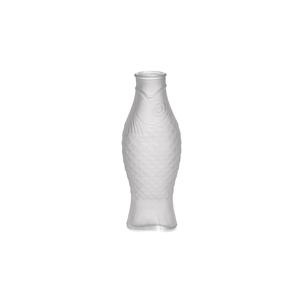 קראף Fish & Fish Carafe Frosted White