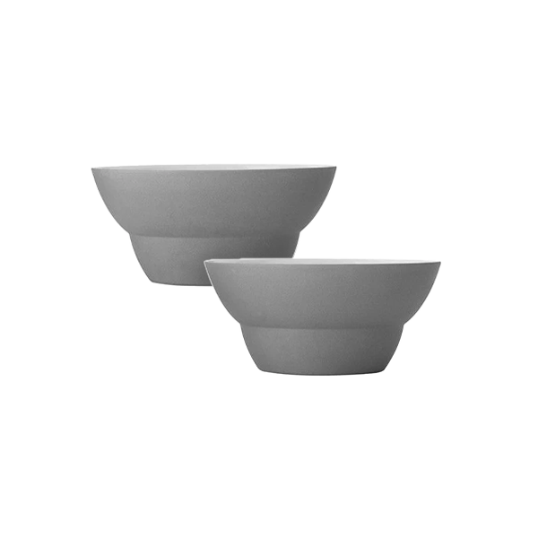 סט 2 קערות Bowl Grey