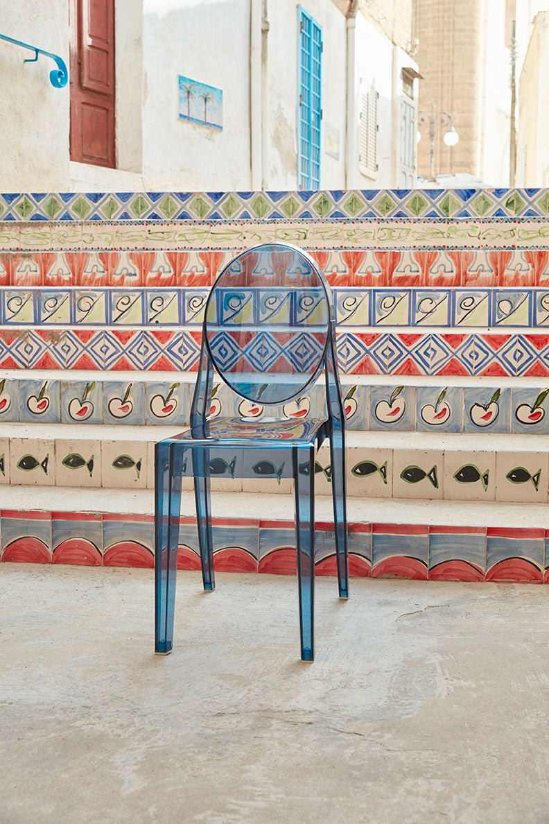 כיסא Victoria Ghost Philippe Starck Amber