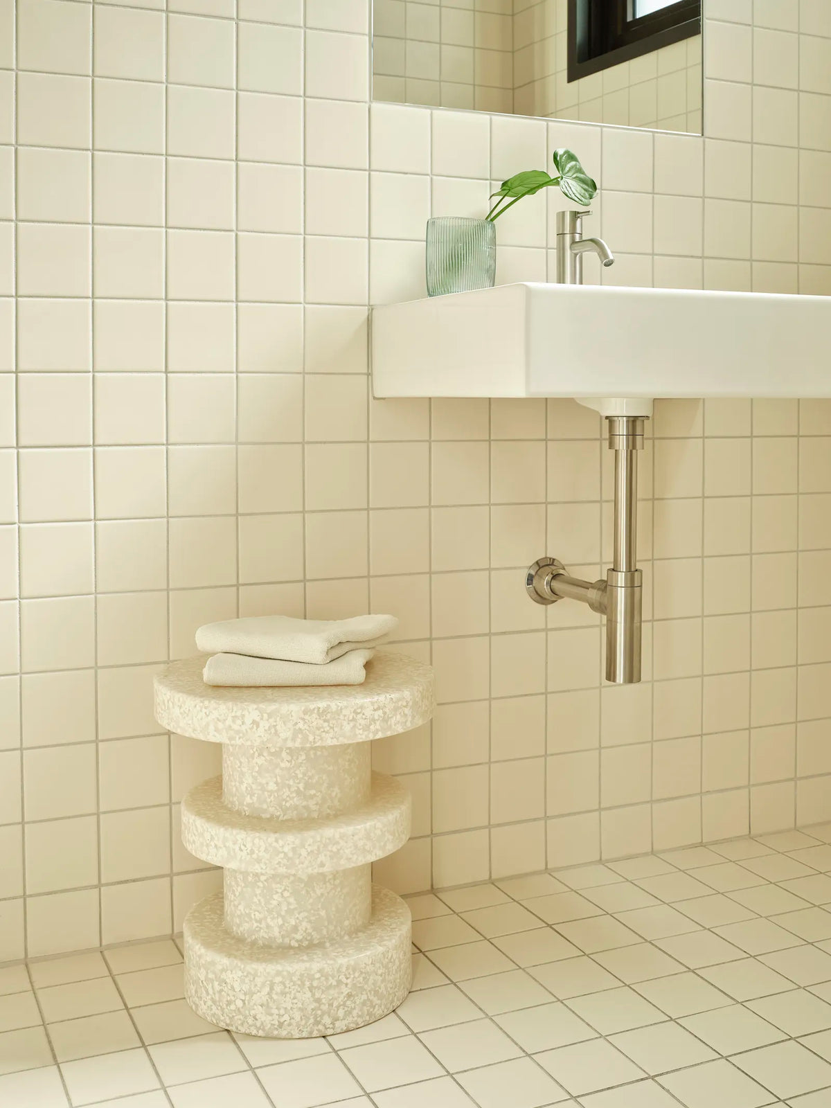 שרפרף Bit Stool Stack White/White