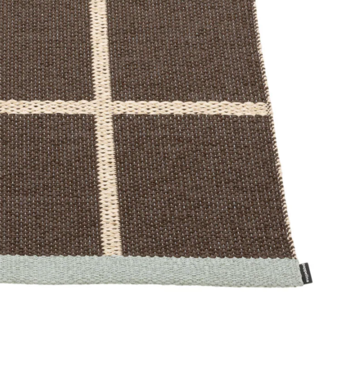 שטיח דו צדדי Criss Rug Dark Brown/Cream (Small)