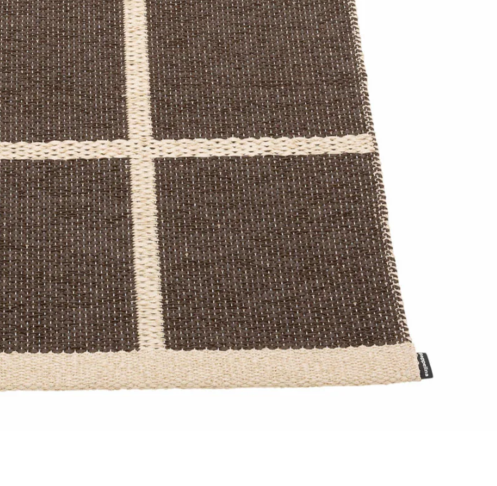 שטיח דו צדדי Criss Rug Dark Brown/Cream (Medium)