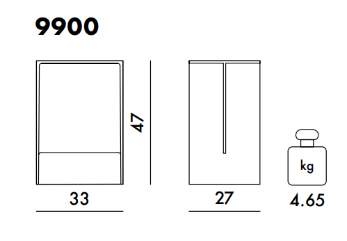 Max-Beam Smoke שולחן צד