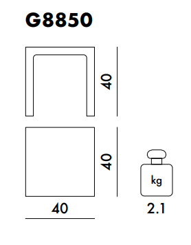 Jolly crystal שולחן צד
