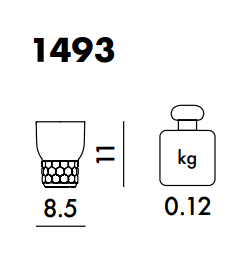 Jellies Family Crystal כוס יין