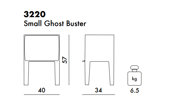 שידה Small Ghost Buster Amber
