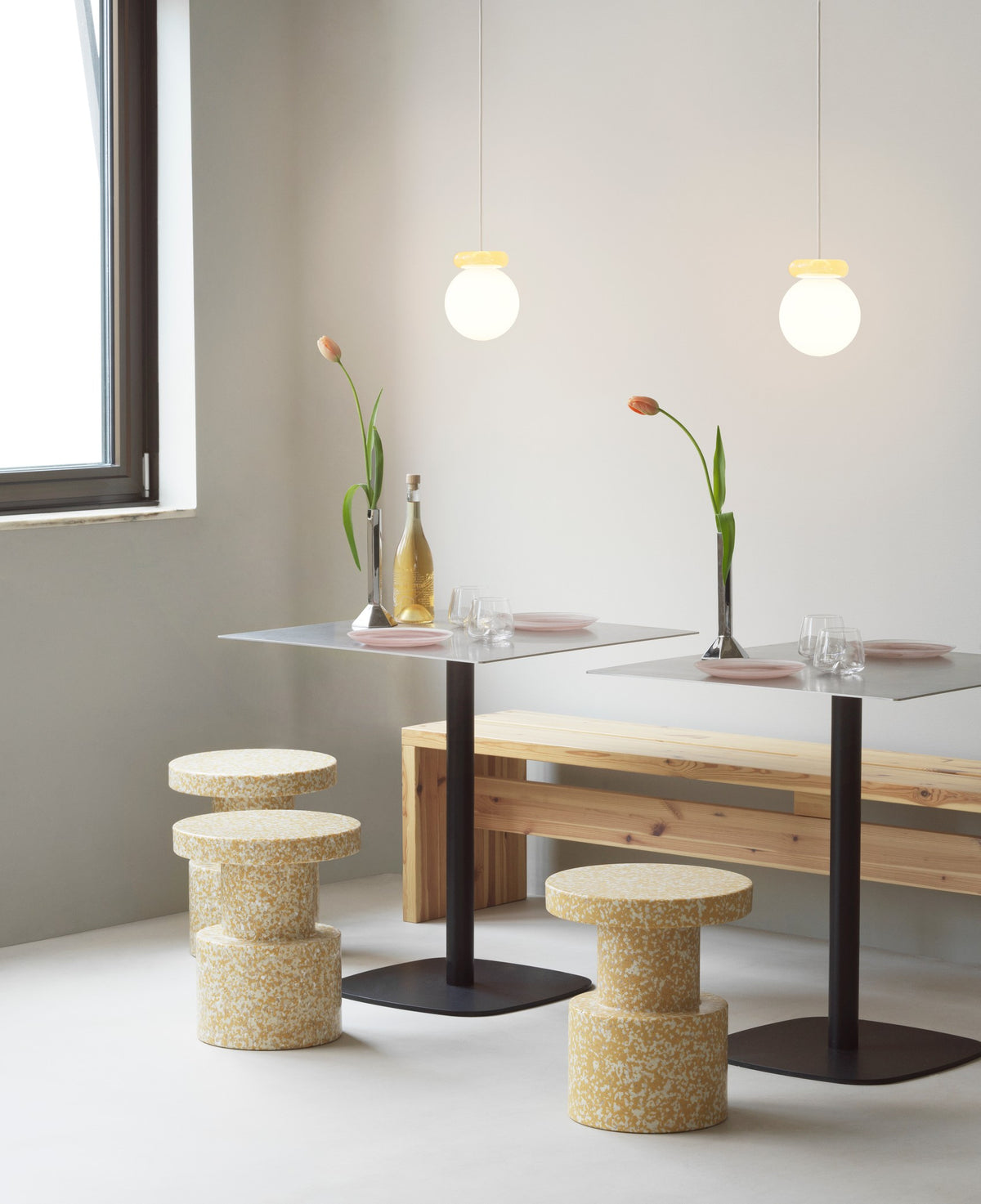 שרפרף Bit Stool Mustard