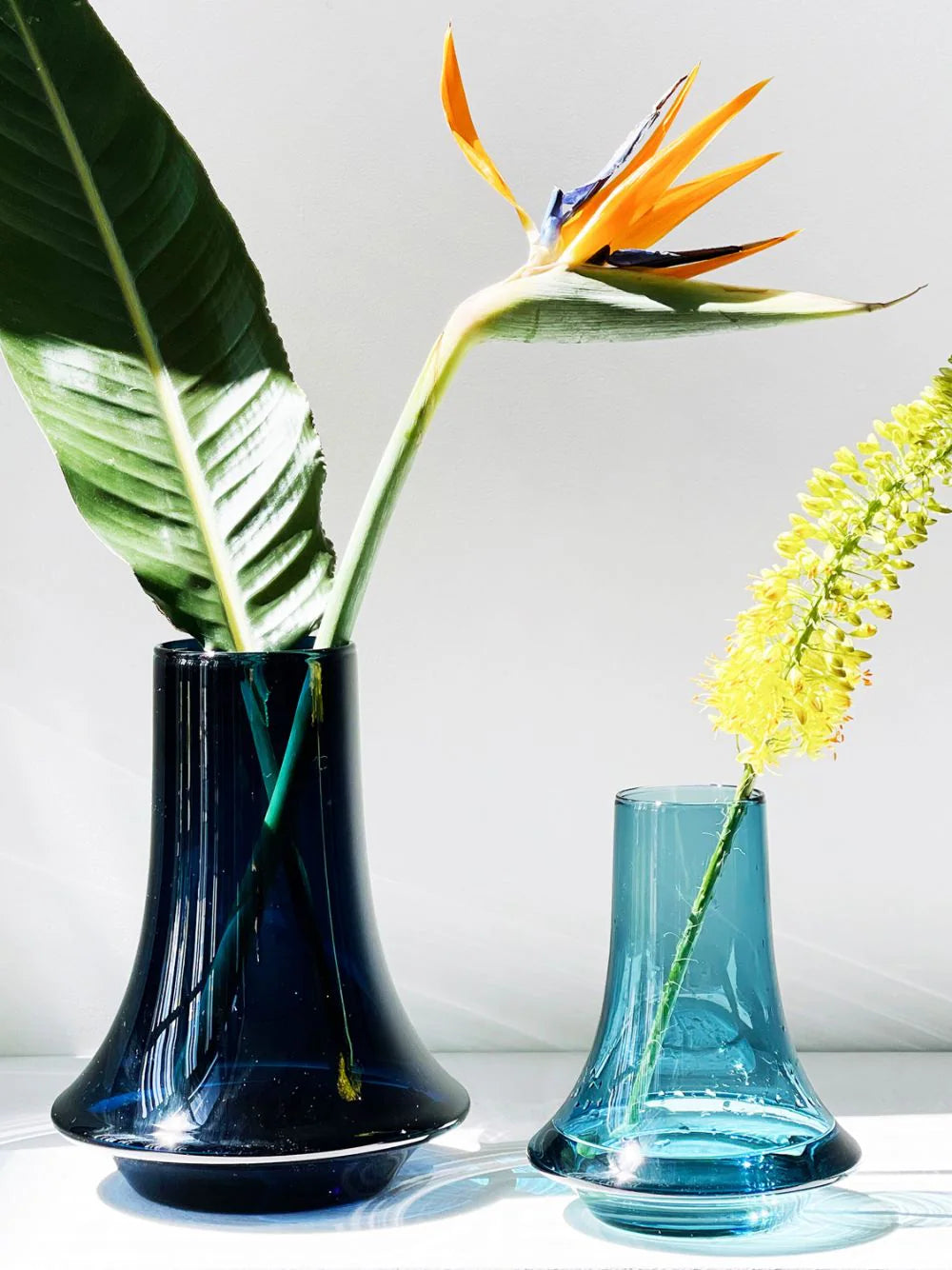 אגרטל Spinn Vase Blue Light (Small)