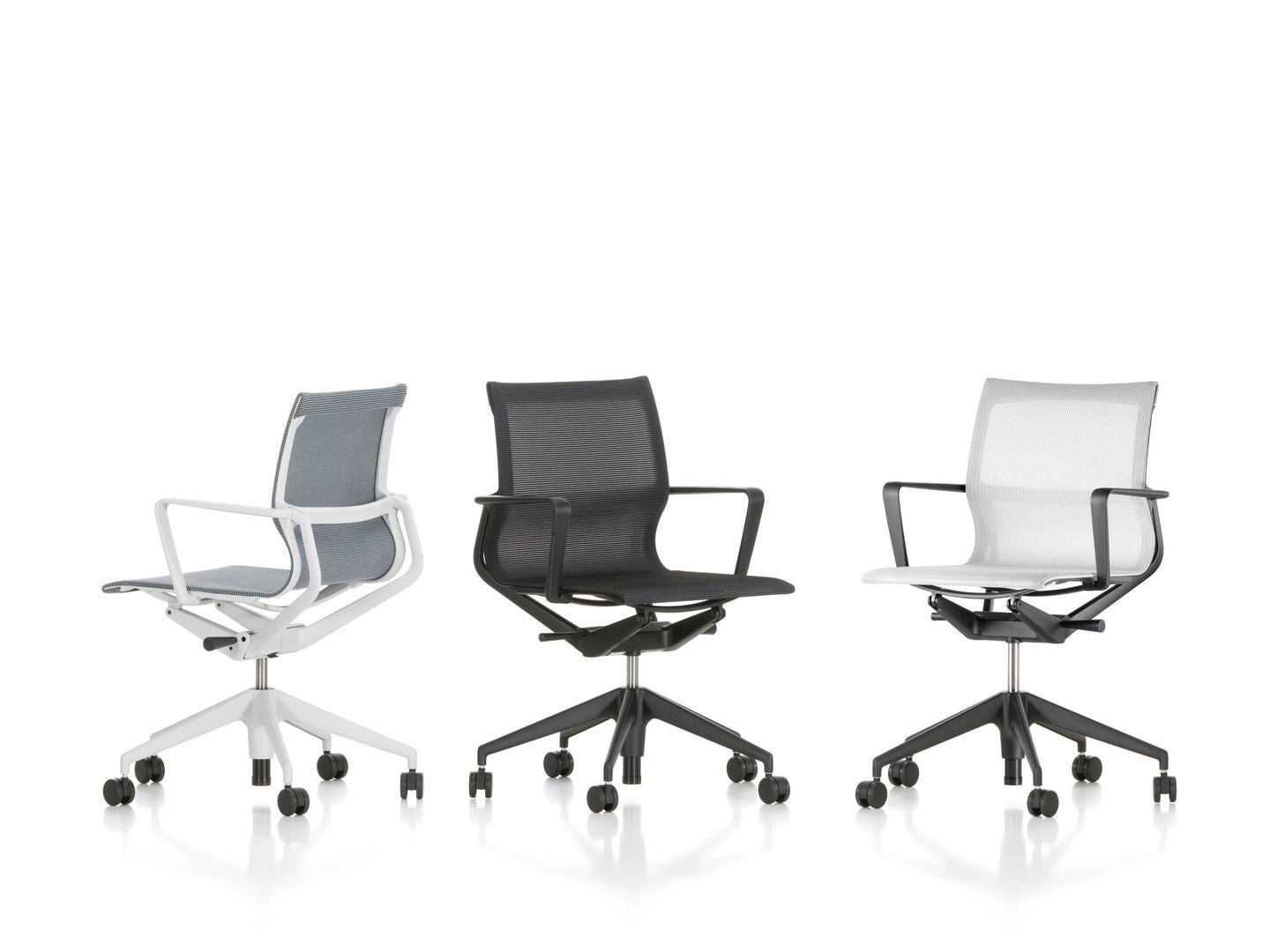 *כסא משרדי Physix Black Base/Ice Grey