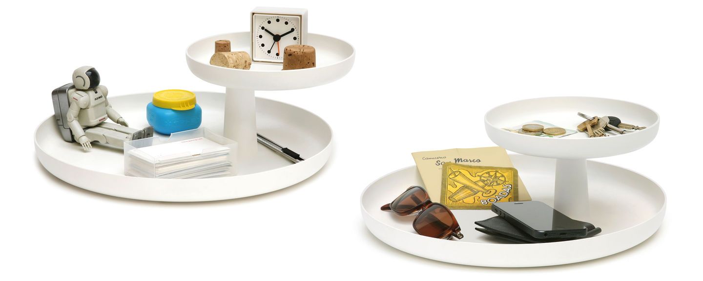 מגש Rotary Tray White
