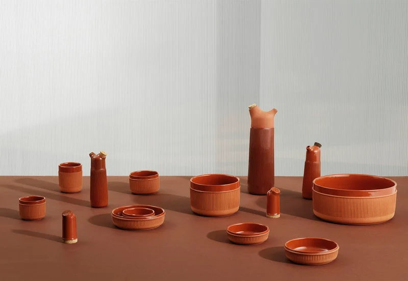 בקבוק חומץ או שמן Junto Vinegar or oil Bottle Terracotta