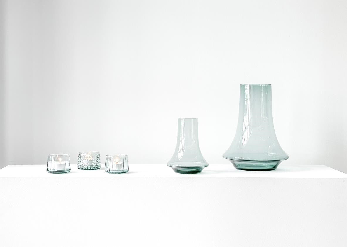 אגרטל Spinn Vase Green Light (Medium)