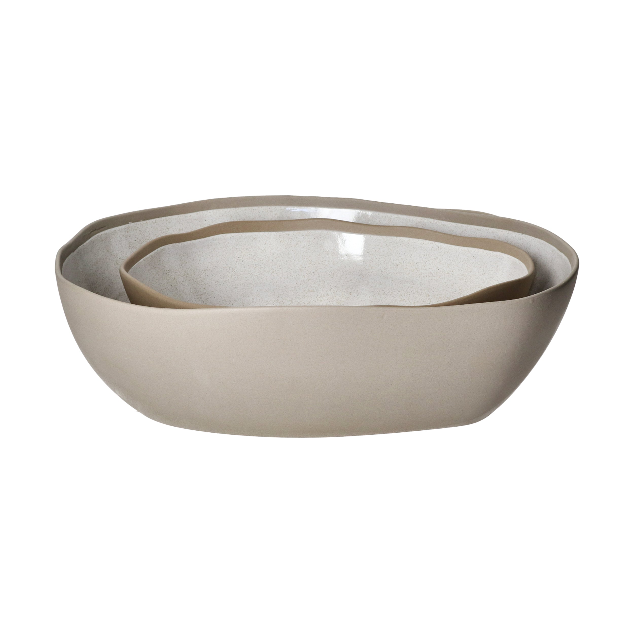 קערת הגשה D29 Primeval Bowl White