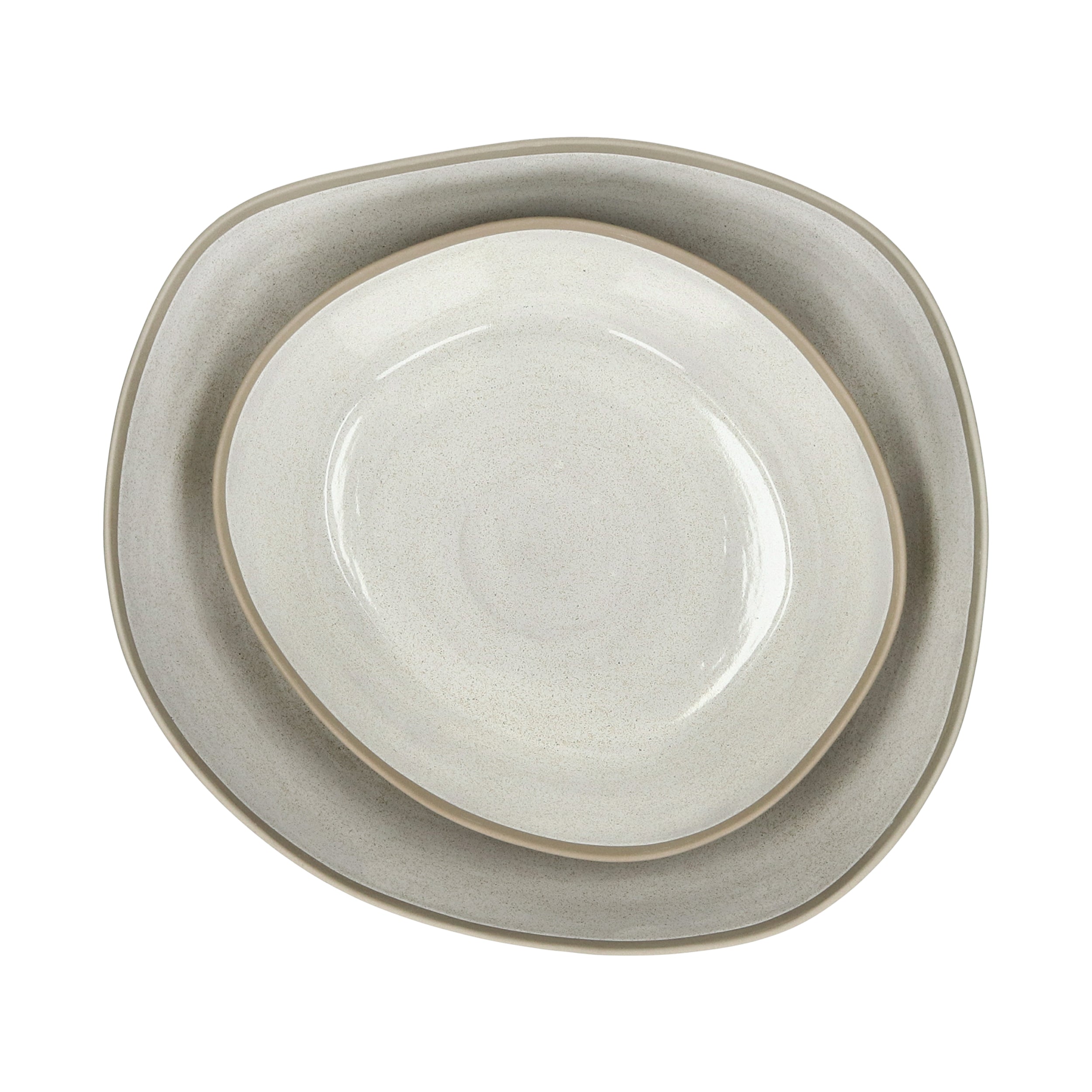 קערת הגשה D29 Primeval Bowl White