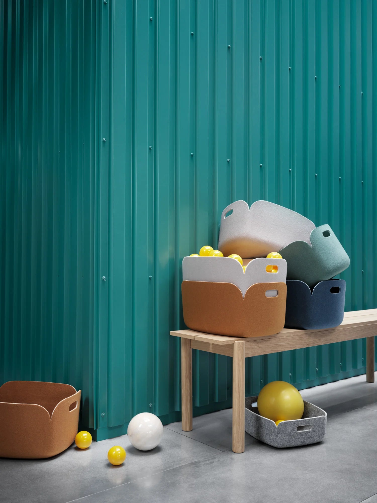 סל Restore Basket Dusty Green