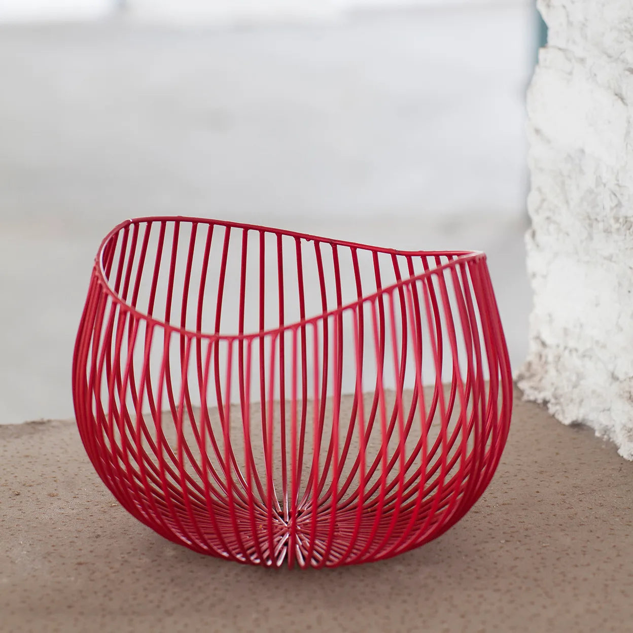 סלסלת ברזל Gio Iron Basket Red