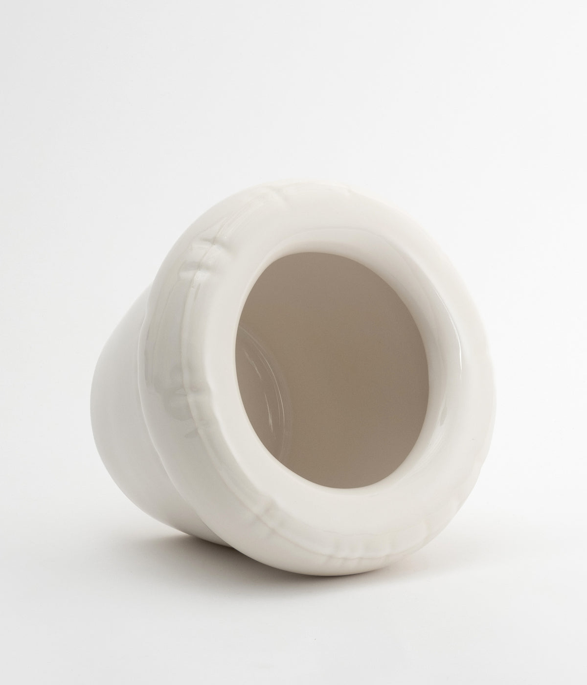 עציץ Planter Pierre Gloss White