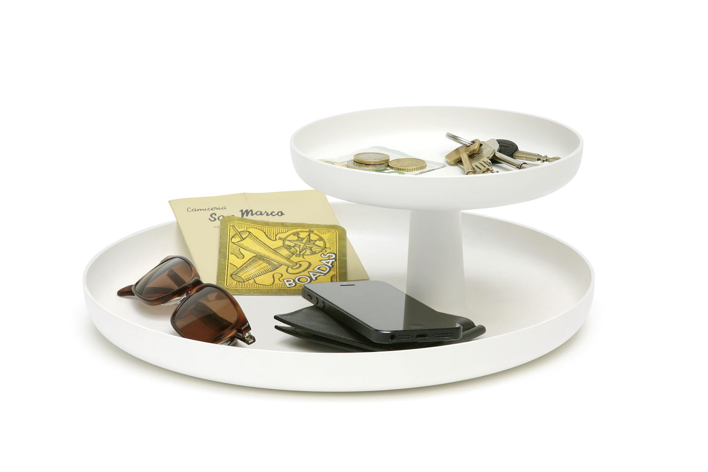 מגש Rotary Tray White