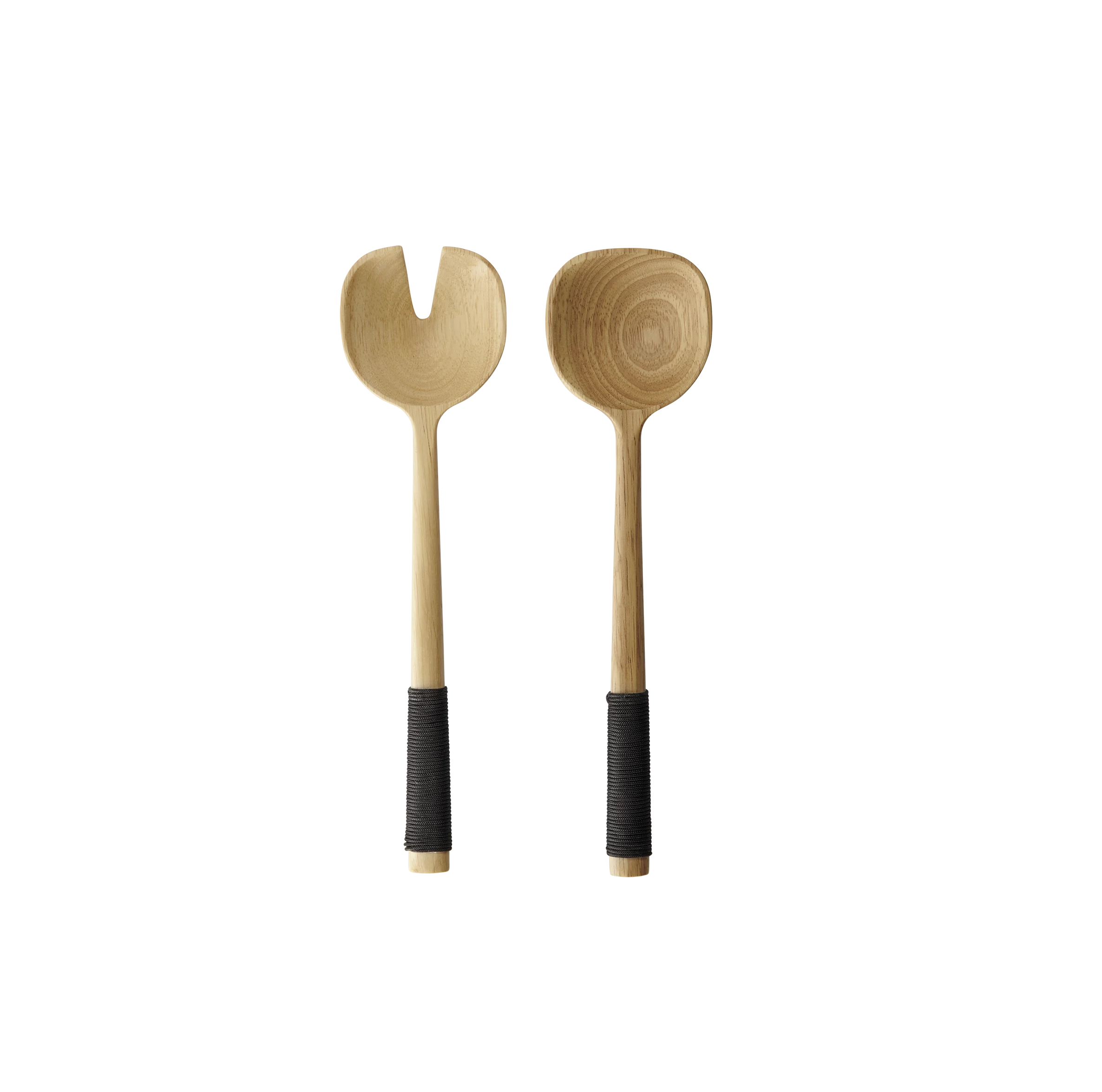 סט כפות עץ בהיר Salad Servers Wood