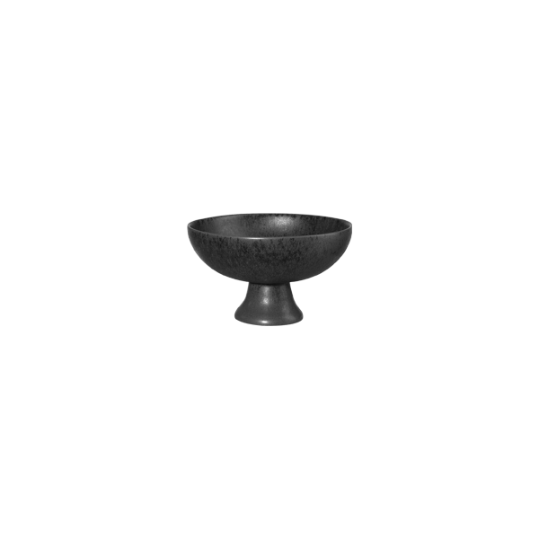 קערה על רגל Grande Bowl On Foot Black Iron (Small)