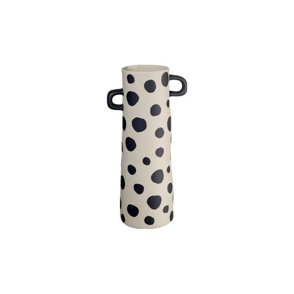אגרטל Rayu Vase Black Dots (Large)