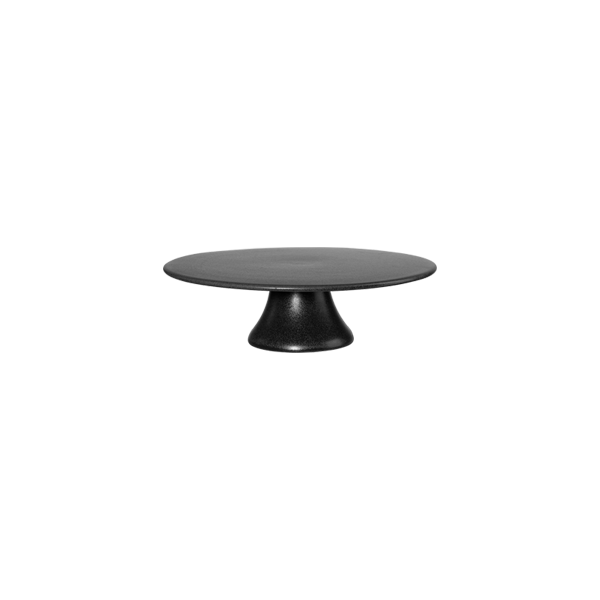 קערה על רגל Grande Cake Plate Black Iron