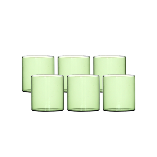 סט 6 כוסות שתייה Drinking Glasses Green