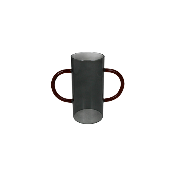 Vase Glass Grey אגרטל קטן