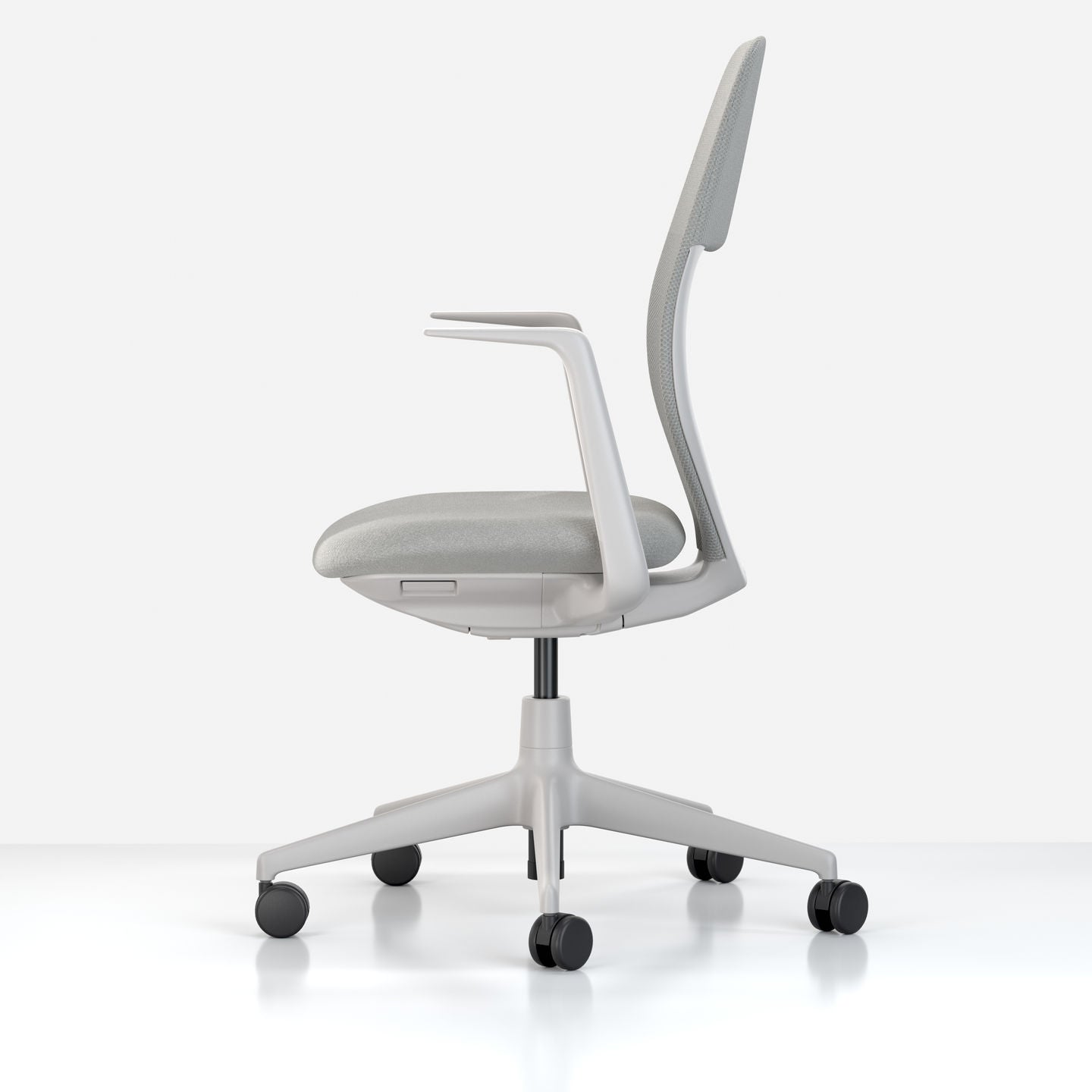 כסא משרדי ACX Mesh Light Grey Fixed Arms