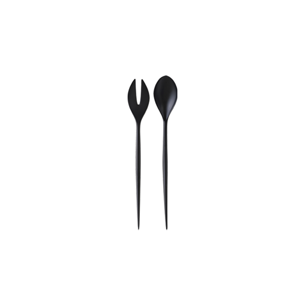 סט כלים לסלט Krenit Salad Set Black